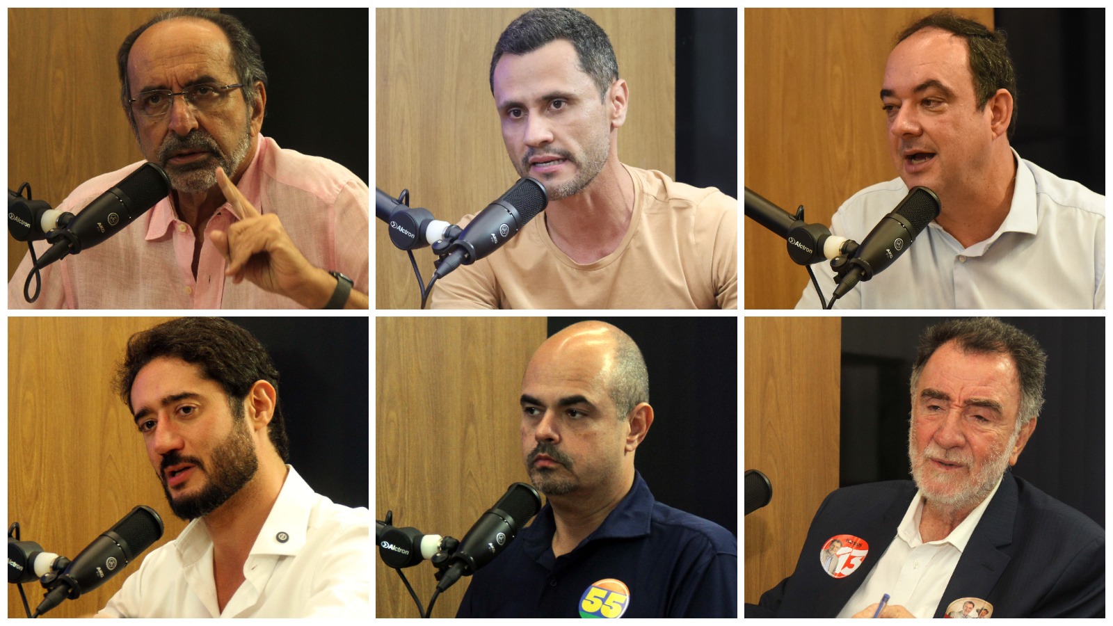 Rencontre sur Globo définit le cap du Minas : six candidats échangent des idées en direct