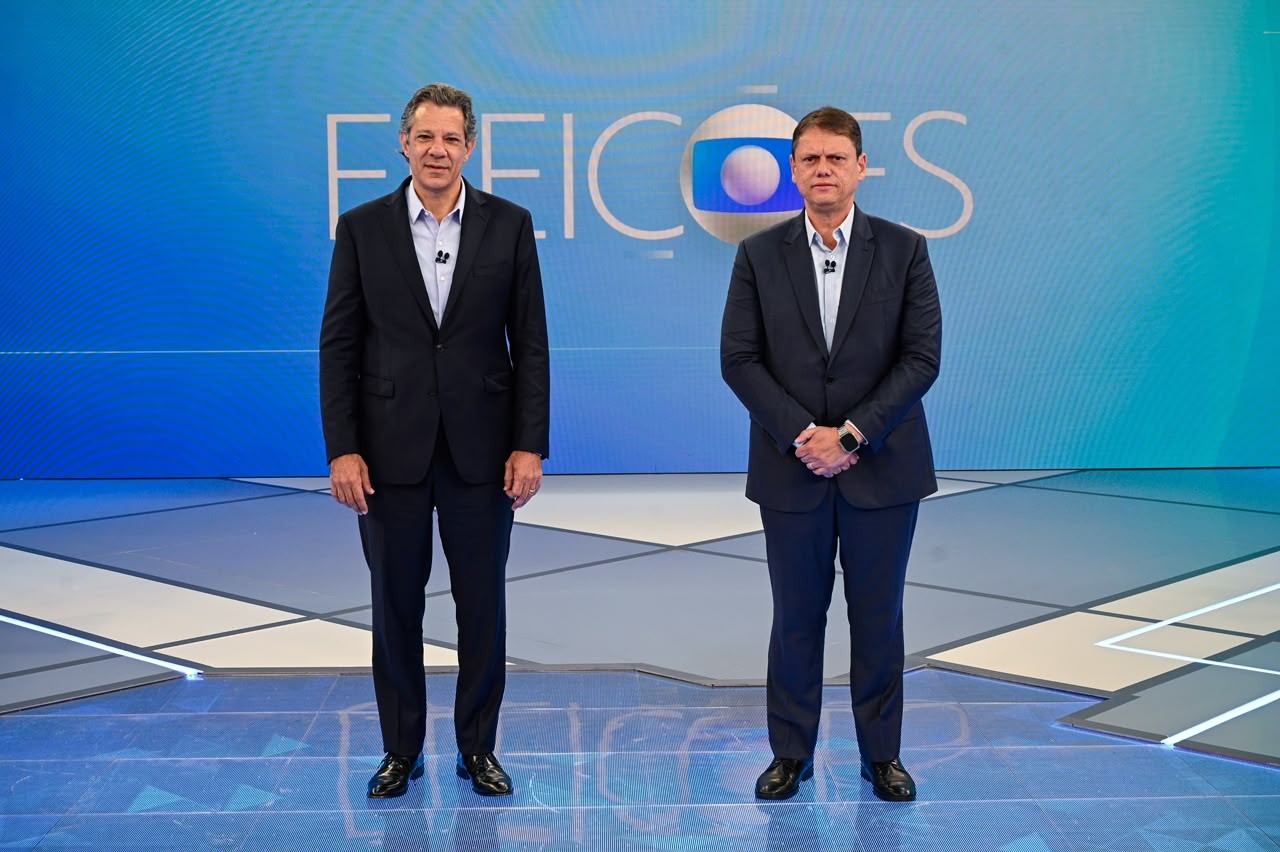 Debate em São Paulo: Tarcísio e Haddad trocam farpas sobre PCC, saúde e herança de Brasília