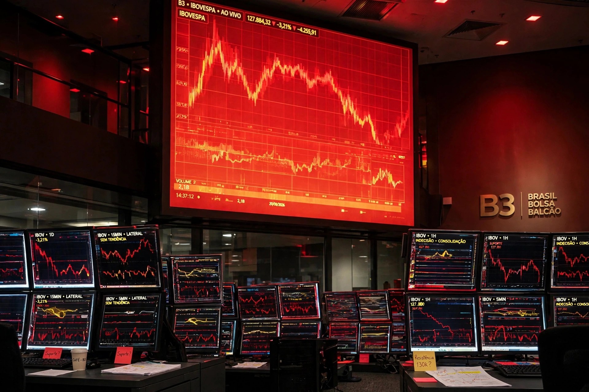Ibovespa Plunges with Surprising Inflation and Rising Dollar in Trading Session