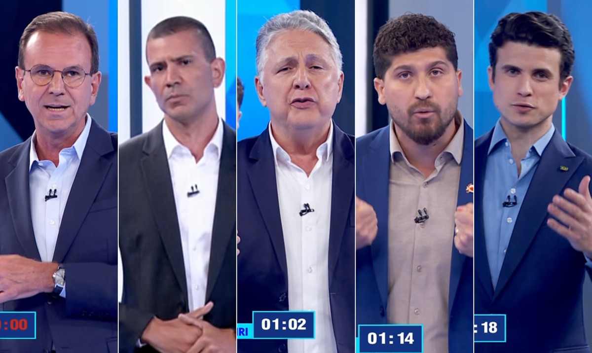 Paes y Ruas intercambian pullas en el debate de Río con indirectas a Lula, Cabral y Castro