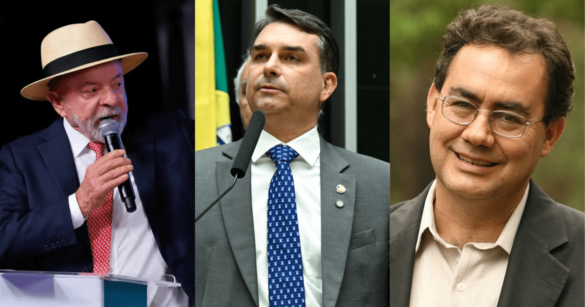 Empate técnico: Lula trava com Flávio Bolsonaro e Augusto Cury em cenários de 2º turno, aponta Nexus/BTG