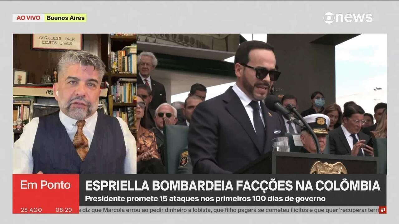 Caminhada entre corpos: as imagens que expõem a aposta linha-dura do novo presidente da Colômbia